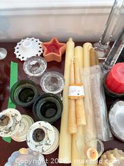 MaxSold Auction: Mixed Lot of Candles and Candle Holders B - Ottawa (Ontario, Canada) PARTNER MANAGED Downsizing Online Auction - Carling Avenue (CONDO)