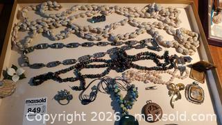 MaxSold Auction: Mixed Vintage Costume Jewelry Lot — Necklaces, Pendants, Brooch, Earrings A - Ottawa (Ontario, Canada) PARTNER MANAGED Downsizing Online Auction - Carling Avenue (CONDO)