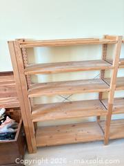MaxSold Auction: Pair of Freestanding Solid Wood Shelving Units, 2×5 Shelves B - Ottawa (Ontario, Canada) PARTNER MANAGED Downsizing Online Auction - Carling Avenue (CONDO)