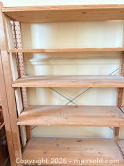 MaxSold Auction: Pair of Freestanding Solid Wood Shelving Units, 2×5 Shelves B - Ottawa (Ontario, Canada) PARTNER MANAGED Downsizing Online Auction - Carling Avenue (CONDO)