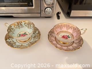 MaxSold Auction: Paragon Fine Bone China Teacup & Saucer Set — 2 Pairs A - Ottawa (Ontario, Canada) PARTNER MANAGED Downsizing Online Auction - Carling Avenue (CONDO)