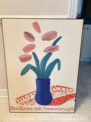MaxSold Auction: Paris Review 25th Anniversary 1981 Floral Vase Poster A - Ottawa (Ontario, Canada) PARTNER MANAGED Downsizing Online Auction - Carling Avenue (CONDO)