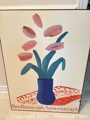 MaxSold Auction: Paris Review 25th Anniversary 1981 Floral Vase Poster A - Ottawa (Ontario, Canada) PARTNER MANAGED Downsizing Online Auction - Carling Avenue (CONDO)