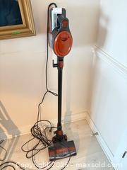 MaxSold Auction: Shark Rocket Corded Stick Upright Vacuum, Gray with Orange Accents A - Ottawa (Ontario, Canada) PARTNER MANAGED Downsizing Online Auction - Carling Avenue (CONDO)
