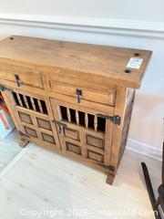 MaxSold Auction: Solid Wood Console Cabinet with 2 Drawers, 2 Doors & Shelf B - Ottawa (Ontario, Canada) PARTNER MANAGED Downsizing Online Auction - Carling Avenue (CONDO)