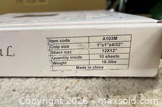 MaxSold Auction: 7 Sheets Frosted Turquoise Blue Tiles - San Jose (California, USA) SELLER MANAGED Downsizing Online Auction -  Clarita Avenue