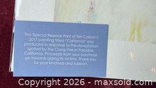 MaxSold Auction: Limited Print “California”Tim Collin - San Jose (California, USA) SELLER MANAGED Downsizing Online Auction -  Clarita Avenue