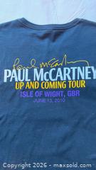 MaxSold Auction: Paul McCartney Up & Coming Tour T Short 2010 - San Jose (California, USA) SELLER MANAGED Downsizing Online Auction -  Clarita Avenue