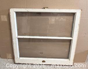 MaxSold Auction: Vintage Wood Window 2 glass panes - San Jose (California, USA) SELLER MANAGED Downsizing Online Auction -  Clarita Avenue
