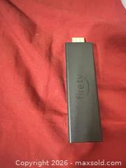 MaxSold Auction: Amazon Fire TV Stick 4K Max K2R2TE w/ Alexa 3rd Gen Voice Remote Tested Works  - Glendale (Arizona, USA) SELLER MANAGED Reseller Online Auction - Bell Road (CONDO)