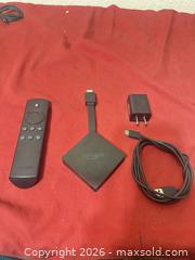 MaxSold Auction: Amazon Fire TV With 4K Ultra HD And Alexa 3RD GEN- Black | LDC9WZ G3 Tested Works  - Glendale (Arizona, USA) SELLER MANAGED Reseller Online Auction - Bell Road (CONDO)