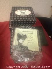 MaxSold Auction: Assorted cocktail napkins & Glass Trays  - Glendale (Arizona, USA) SELLER MANAGED Reseller Online Auction - Bell Road (CONDO)