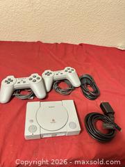 MaxSold Auction: Authentic Sony PlayStation Classic Mini 2018 Edition Video Game Console PS1 TESTED WORKS  - Glendale (Arizona, USA) SELLER MANAGED Reseller Online Auction - Bell Road (CONDO)
