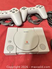 MaxSold Auction: Authentic Sony PlayStation Classic Mini 2018 Edition Video Game Console PS1 TESTED WORKS  - Glendale (Arizona, USA) SELLER MANAGED Reseller Online Auction - Bell Road (CONDO)