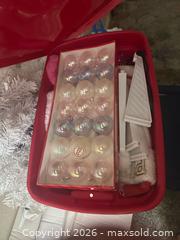 MaxSold Auction: Christmas Lot (3) Christmas trees, Gift Bags, Glass Tree Beverage Dispenser, Ornaments - Glendale (Arizona, USA) SELLER MANAGED Reseller Online Auction - Bell Road (CONDO)