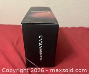 MaxSold Auction: EVGA SuperNOVA 650 P6, 80 Plus Platinum 650W, Fully Modular, Eco Mode with FDB Fan - Glendale (Arizona, USA) SELLER MANAGED Reseller Online Auction - Bell Road (CONDO)