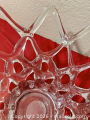 MaxSold Auction: Large Murano bowl Barovier & Toso transpLattice Decorative Centerpiece / Fruit Bowl - Glendale (Arizona, USA) SELLER MANAGED Reseller Online Auction - Bell Road (CONDO)