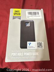 MaxSold Auction: NEW Safe Speed Portable Power Bank + Flashlight USB-A 2 USB-C 1 - Glendale (Arizona, USA) SELLER MANAGED Reseller Online Auction - Bell Road (CONDO)