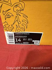 MaxSold Auction: Nike Lebron Witness 6 Summit White Basketball Size 14 In Org Box  - Glendale (Arizona, USA) SELLER MANAGED Reseller Online Auction - Bell Road (CONDO)