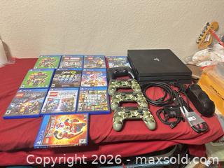 MaxSold Auction: PS4 Pro With 4 Controllers, Controller Changing Stand & Games Tested Works  - Glendale (Arizona, USA) SELLER MANAGED Reseller Online Auction - Bell Road (CONDO)