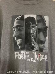 MaxSold Auction: Tupac Poetic Justice Men's Shirt Long Sleeve Crew Neck Pullover Grey 3XL - Glendale (Arizona, USA) SELLER MANAGED Reseller Online Auction - Bell Road (CONDO)