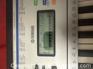 MaxSold Auction: Yamaha YPT-255 61-Key Premium Keyboard Works Great No Power Cord Tested Works - Glendale (Arizona, USA) SELLER MANAGED Reseller Online Auction - Bell Road (CONDO)