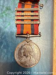 MaxSold Auction: 1899-1901 Canadian Mounted Rifles Queen’s South Africa Medal 4 Clasps - Toronto (Ontario, Canada) SELLER MANAGED Downsizing Online Auction - Applefield Drive