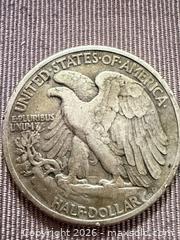 MaxSold Auction: 1942 P Walking Liberty Half Dollar 90% silver  - Toronto (Ontario, Canada) SELLER MANAGED Downsizing Online Auction - Applefield Drive