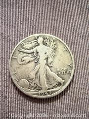 MaxSold Auction: 1944 D Walking Liberty Half Dollar 90% silver  - Toronto (Ontario, Canada) SELLER MANAGED Downsizing Online Auction - Applefield Drive