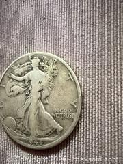 MaxSold Auction: 1944 D Walking Liberty Half Dollar 90% silver  - Toronto (Ontario, Canada) SELLER MANAGED Downsizing Online Auction - Applefield Drive