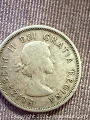 MaxSold Auction: 1959 Canada 25 Cents 80% Silver - Toronto (Ontario, Canada) SELLER MANAGED Downsizing Online Auction - Applefield Drive