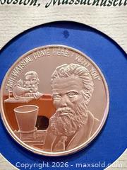 MaxSold Auction: 1 Troy Oz the invention of the telephone vintage Proof sterling silver coin  - Toronto (Ontario, Canada) SELLER MANAGED Downsizing Online Auction - Applefield Drive