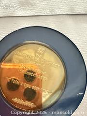 MaxSold Auction: 1 Troy Oz the signing of the mayflower compact vintage Proof sterling silver coin  - Toronto (Ontario, Canada) SELLER MANAGED Downsizing Online Auction - Applefield Drive