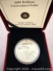 MaxSold Auction: 2008	$1 PROOF SILVER DOLLAR :400TH ANNI QUEBEC CITY	6-23932-40008-5 - Toronto (Ontario, Canada) SELLER MANAGED Downsizing Online Auction - Applefield Drive