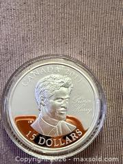 MaxSold Auction: 2011 Canada $15 .925 Silver Proof Coin- Prince Harry  Gem in Capsule - Toronto (Ontario, Canada) SELLER MANAGED Downsizing Online Auction - Applefield Drive