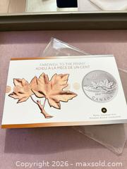 MaxSold Auction: 2012 $20 1/4oz Silver Royal Canadian Mint "Farewell To The Penny" - OGP - Toronto (Ontario, Canada) SELLER MANAGED Downsizing Online Auction - Applefield Drive