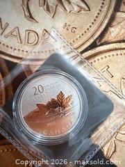 MaxSold Auction: 2012 $20 1/4oz Silver Royal Canadian Mint "Farewell To The Penny" - OGP - Toronto (Ontario, Canada) SELLER MANAGED Downsizing Online Auction - Applefield Drive