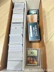 MaxSold Auction: Box full of vintage magic cards  - Toronto (Ontario, Canada) SELLER MANAGED Downsizing Online Auction - Applefield Drive