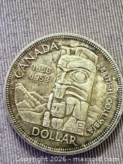 MaxSold Auction: Canada 1958 1 Dollar $1 Canadian Silver Dollar Coin - 80% Silver - Toronto (Ontario, Canada) SELLER MANAGED Downsizing Online Auction - Applefield Drive