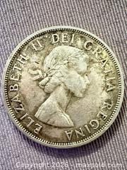 MaxSold Auction: Canada 1958 1 Dollar $1 Canadian Silver Dollar Coin - 80% Silver - Toronto (Ontario, Canada) SELLER MANAGED Downsizing Online Auction - Applefield Drive