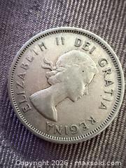 MaxSold Auction: Canada 1962 25c Canadian Caribou Quarter Coin - 80% Silver - Toronto (Ontario, Canada) SELLER MANAGED Downsizing Online Auction - Applefield Drive