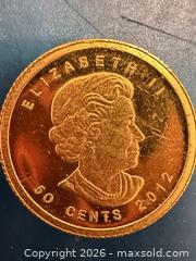 MaxSold Auction: Canada 2012 Bluenose Tall Ship Schooner 50 Cents 1/25 Oz Pure Gold Prf FULL OGP - Toronto (Ontario, Canada) SELLER MANAGED Downsizing Online Auction - Applefield Drive