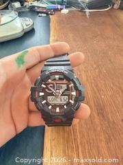 MaxSold Auction: Casio G-Shock GA-700 Analog-Digital Black Resin Band Watch GA-700-1A - Toronto (Ontario, Canada) SELLER MANAGED Downsizing Online Auction - Applefield Drive