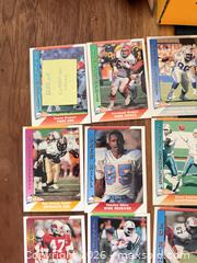 MaxSold Auction: Football trading cards lot mint  - Toronto (Ontario, Canada) SELLER MANAGED Downsizing Online Auction - Applefield Drive