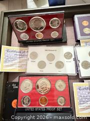 MaxSold Auction: Lot of 6 US Proof Set - Toronto (Ontario, Canada) SELLER MANAGED Downsizing Online Auction - Applefield Drive