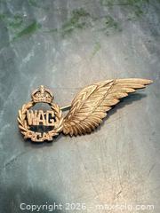 MaxSold Auction: Rare Royal Canadian Air Force Sterling silver brooch  - Toronto (Ontario, Canada) SELLER MANAGED Downsizing Online Auction - Applefield Drive