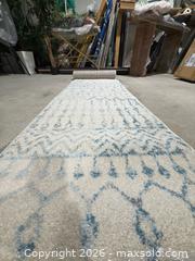 MaxSold Auction: 13 ft x 2 ft Runner Rug, Distressed Moroccan - Los Angeles (California, USA) SELLER MANAGED Downsizing Online Auction - North Wilmington Boulevard