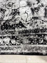 MaxSold Auction: 9' x 12' Black Distressed Area Rug,  - Los Angeles (California, USA) SELLER MANAGED Downsizing Online Auction - North Wilmington Boulevard