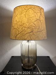 MaxSold Auction: Black Glass & black marble Table Lamps (Individual) with shades - Los Angeles (California, USA) SELLER MANAGED Downsizing Online Auction - North Wilmington Boulevard