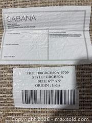 MaxSold Auction: Cabana 6'x9' Geometric Diamond Area Rug - Los Angeles (California, USA) SELLER MANAGED Downsizing Online Auction - North Wilmington Boulevard